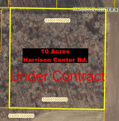 0 Harrison Center Rd, ,Land,For Sale,Harrison Center Rd,114814