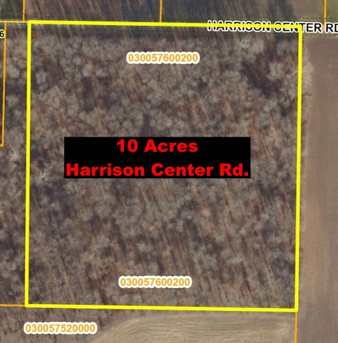 0 Harrison Center Rd, ,Land,For Sale,Harrison Center Rd,114814