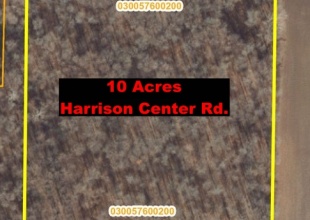 0 Harrison Center Rd, ,Land,For Sale,Harrison Center Rd,114814